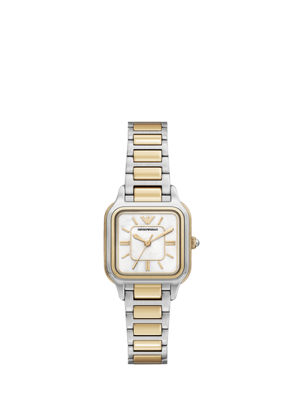 Emporio Armani AR11745 Women's Mother of Pearl Dial Bracelet Strap Watch, 2-tone, 2-tone