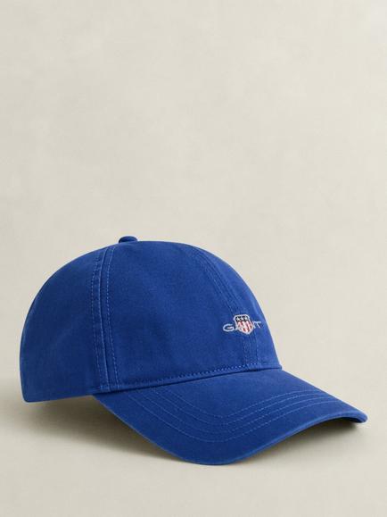 GANT Shield Cotton Baseball Cap, Crisp Blue, Crisp Blue