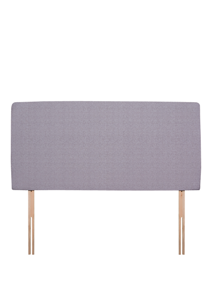 John Lewis Penny Upholstered Headboard, King Size, Herringbone Grey