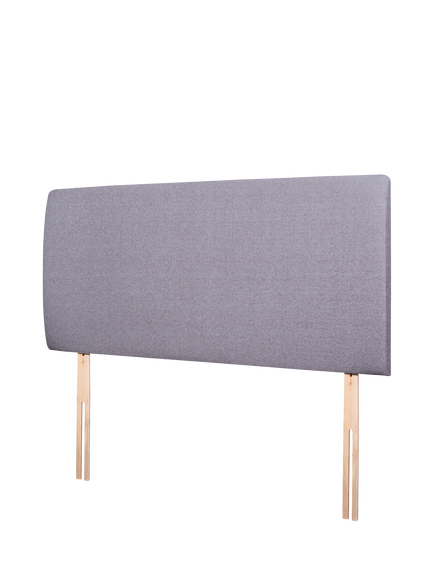John Lewis Penny Upholstered Headboard, King Size - view 2, Herringbone Grey