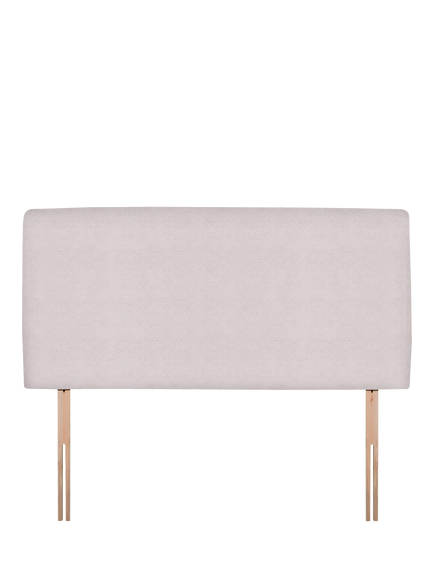 John Lewis Penny Upholstered Headboard, King Size, Velveteen Cream
