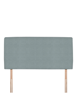 John Lewis Penny Upholstered Headboard, King Size, Velveteen Sage
