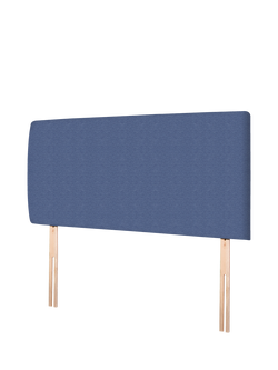 John Lewis Penny Upholstered Headboard, King Size - view 2, Brushedweave Denim