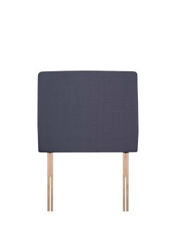 John Lewis Penny Upholstered Headboard, Single, Herringbone Shadow