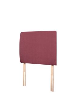John Lewis Penny Upholstered Headboard, Single - view 2, Herringbone Rose