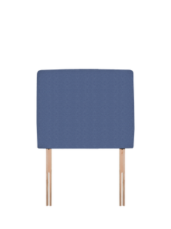 John Lewis Penny Upholstered Headboard, Single, Brushedweave Denim