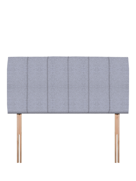 John Lewis Amelia Upholstered Headboard, Small Double, Herringbone Grey