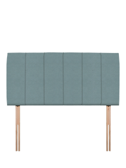 John Lewis Amelia Upholstered Headboard, Small Double, Velveteen Sage