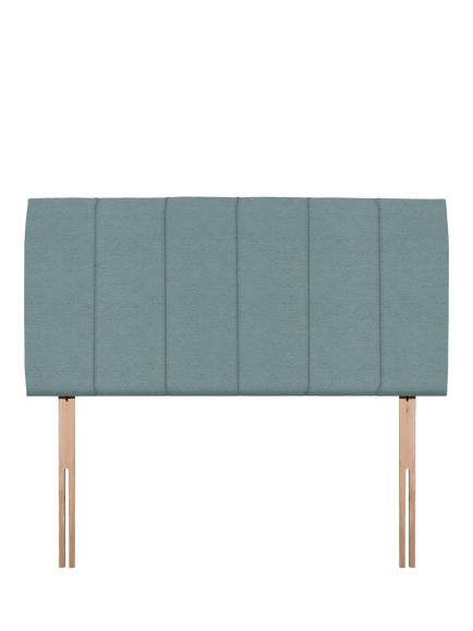 John Lewis Amelia Upholstered Headboard, Small Double, Velveteen Sage