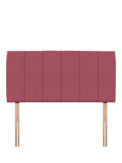 John Lewis Amelia Upholstered Headboard, Double, Herringbone Rose
