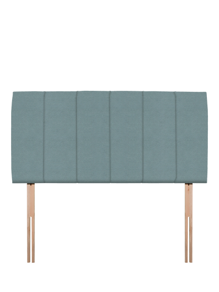 John Lewis Amelia Upholstered Headboard, Double, Velveteen Sage