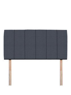 John Lewis Amelia Upholstered Headboard, King Size, Herringbone Shadow