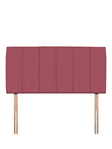 John Lewis Amelia Upholstered Headboard, King Size, Herringbone Rose