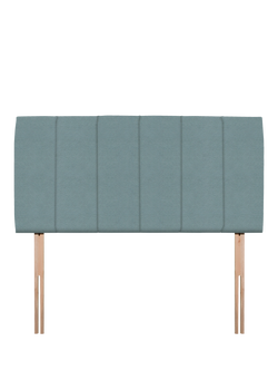 John Lewis Amelia Upholstered Headboard, King Size, Velveteen Sage