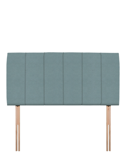 John Lewis Amelia Upholstered Headboard, King Size, Velveteen Sage