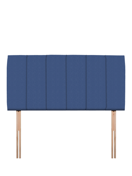 John Lewis Amelia Upholstered Headboard, King Size, Brushedweave Denim