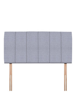 John Lewis Amelia Upholstered Headboard, Super King Size, Herringbone Grey
