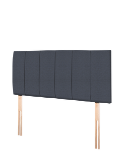 John Lewis Amelia Upholstered Headboard, Super King Size - view 2, Herringbone Shadow