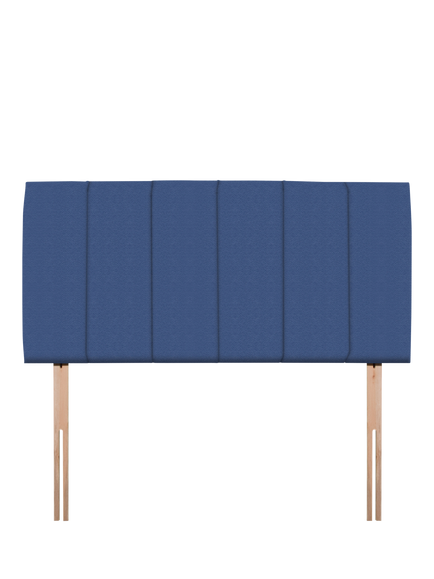 John Lewis Amelia Upholstered Headboard, Super King Size, Brushedweave Denim