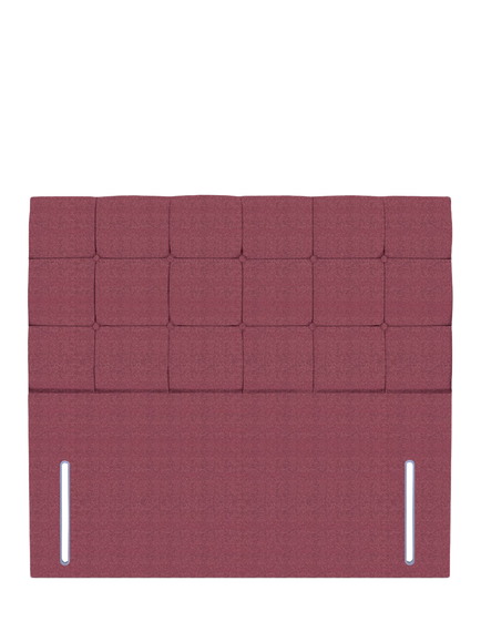 John Lewis Olivia Full Depth Upholstered Headboard, King Size, Herringbone Rose
