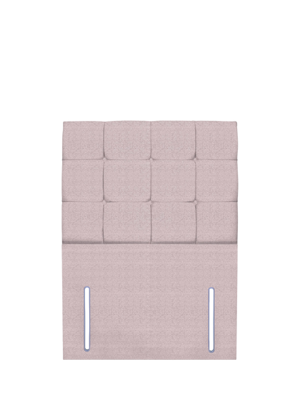 John Lewis Olivia Full Depth Upholstered Headboard, Single, Herringbone Oat