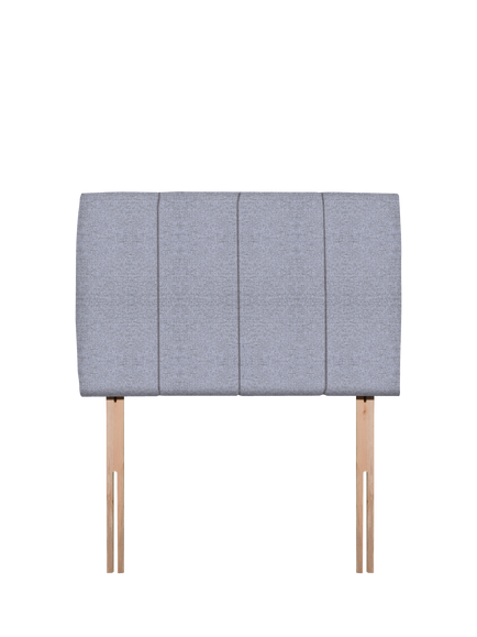 John Lewis Amelia Upholstered Headboard, Single, Herringbone Grey