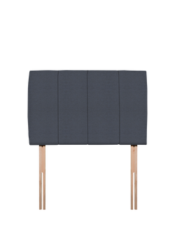 John Lewis Amelia Upholstered Headboard, Single, Herringbone Shadow