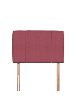 John Lewis Amelia Upholstered Headboard, Single, Herringbone Rose