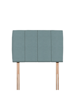 John Lewis Amelia Upholstered Headboard, Single, Velveteen Sage
