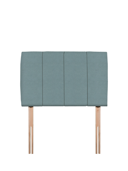 John Lewis Amelia Upholstered Headboard, Single, Velveteen Sage