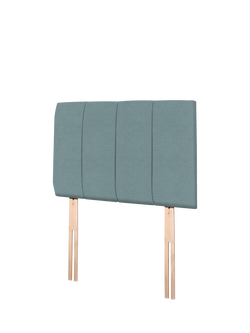 John Lewis Amelia Upholstered Headboard, Single - view 2, Velveteen Sage