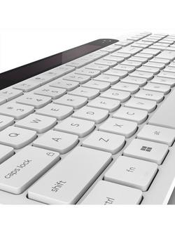 Lenovo 800 Self-Charging Wireless Keyboard, White - view 2, White