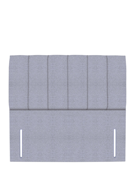 John Lewis Ada Full Depth Upholstered Headboard, Double, Herringbone Grey