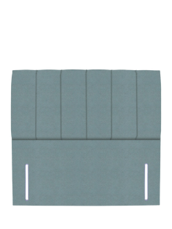 John Lewis Ada Full Depth Upholstered Headboard, Double, Velveteen Sage