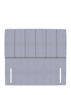 John Lewis Ada Full Depth Upholstered Headboard, King Size, Herringbone Grey