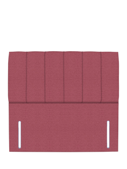 John Lewis Ada Full Depth Upholstered Headboard, King Size, Herringbone Rose