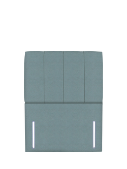 John Lewis Ada Full Depth Upholstered Headboard, King Size, Velveteen Sage