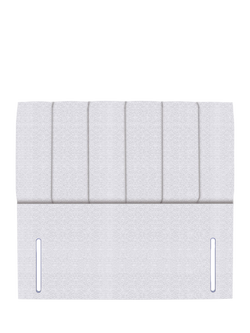 John Lewis Ada Full Depth Upholstered Headboard, King Size, Brushedweave Silver