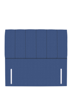 John Lewis Ada Full Depth Upholstered Headboard, King Size, Brushedweave Denim
