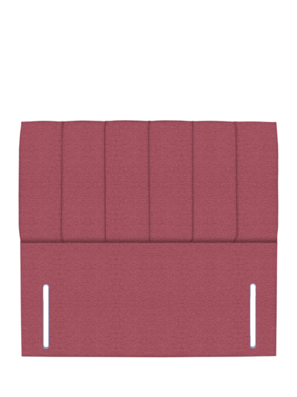 John Lewis Ada Full Depth Upholstered Headboard, Super King Size, Herringbone Rose