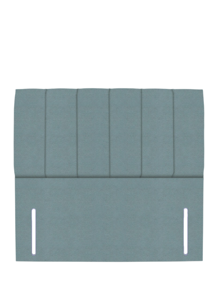 John Lewis Ada Full Depth Upholstered Headboard, Super King Size, Velveteen Sage
