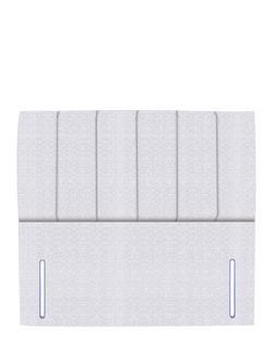 John Lewis Ada Full Depth Upholstered Headboard, Super King Size, Brushedweave Silver