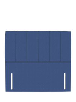 John Lewis Ada Full Depth Upholstered Headboard, Super King Size, Brushedweave Denim