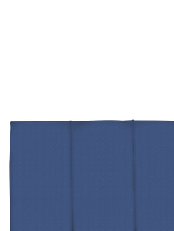 John Lewis Ada Full Depth Upholstered Headboard, Super King Size - view 2, Brushedweave Denim