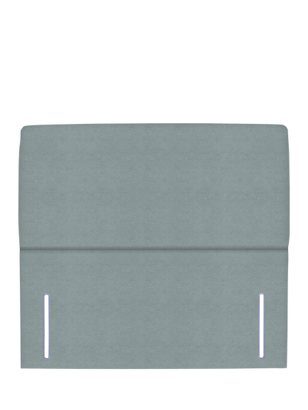 John Lewis Phoebe Full Depth Upholstered Headboard, Small Double, Velveteen Sage