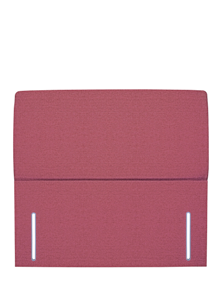 John Lewis Phoebe Full Depth Upholstered Headboard, Double, Herringbone Rose