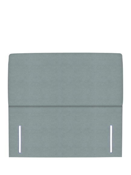 John Lewis Phoebe Full Depth Upholstered Headboard, Double, Velveteen Sage