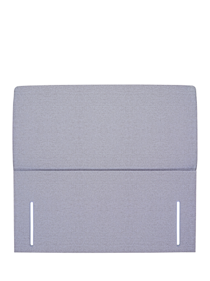 John Lewis Phoebe Full Depth Upholstered Headboard, Super King Size, Herringbone Grey