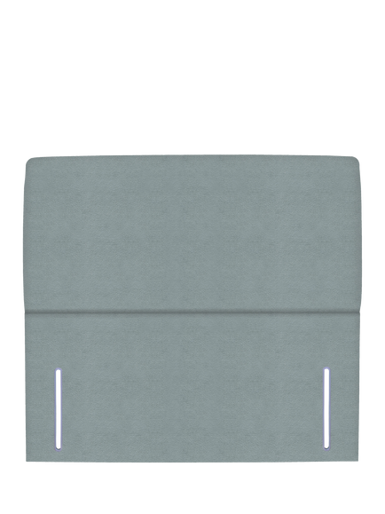 John Lewis Phoebe Full Depth Upholstered Headboard, Super King Size, Velveteen Sage