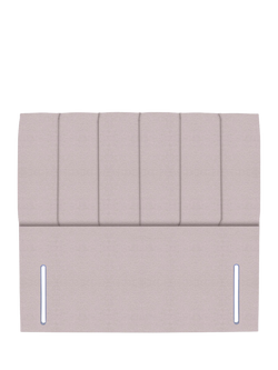 John Lewis Ada Full Depth Upholstered Headboard, Double, Herringbone Oat